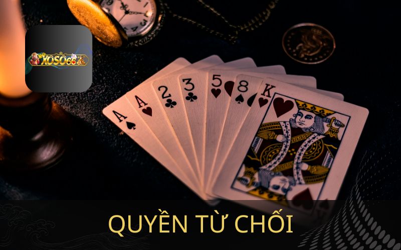 QUYỀN TỪ CHỐI TRÁCH NHIỆM KHI CHƠI XOSO66