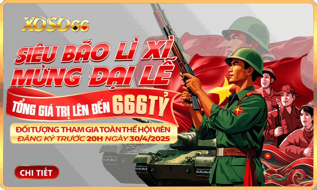 XOSO66 KHUYẾN MÃI QUỐC KHÁNH